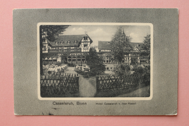 Postcard PC Casselsruh Bonn 1915 Hotel Jean Kessel Town architecture NRW